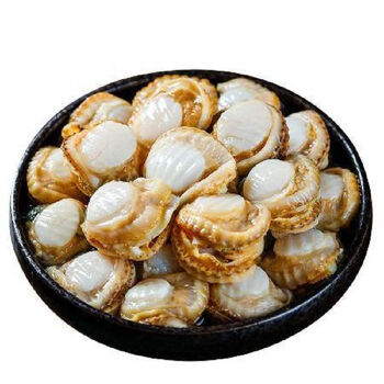 品八鲜新货上市纯海捕扇贝肉新鲜扇贝冷冻海鲜鲜活帆立贝1斤5斤3斤装