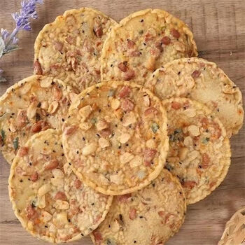 好来屋江西特产豆巴子赣州零食小吃月亮巴花生巴赣南客家铁勺饼锅巴