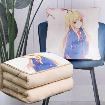 誉静樱花庄的宠物女孩周边椎名真白三无动漫二次元定制床上加厚抱枕被