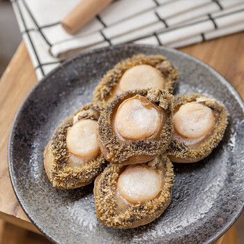 溏心干鲍25头鲍鱼干5个100克鲍糖心鲍大网鲍南非淡干