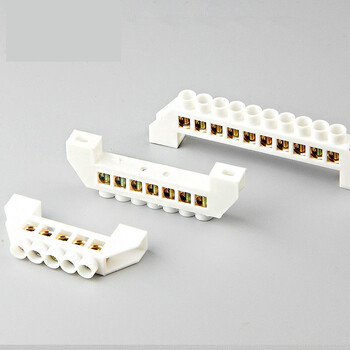 69零排铜条接线端子零线端子排分线器配电箱零线排零地排p10孔