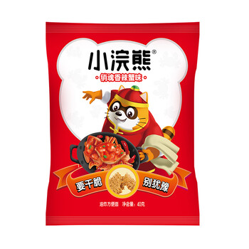 统一 小浣熊 销魂香辣蟹味 干脆面 30包 整箱装(新老包装随机发货)
