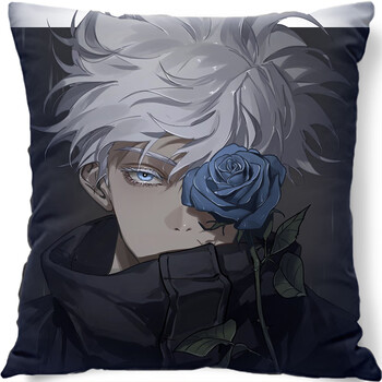 欧凯森咒术回战五条悟抱枕动漫5t5猫咪沙发椅子靠垫二次元方枕定制