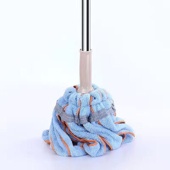 鹿藤 棉线拖把木杆家用老式工厂公司保洁大号普通自拧水棉纱排拖墩布