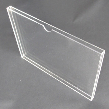 a4插纸盒资料文件盒亚克力卡槽盒透明书杂志展示盒收纳盒定做定制天高