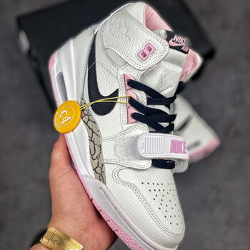 纯原 air legacy 312 high 樱花粉白 aj312 运动气垫篮球鞋 39