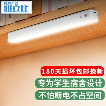 腓立比护眼台灯学习宿舍灯酷毙灯学生寝室吸附式磁吸充电床头卧室电脑 双倍续航充电款