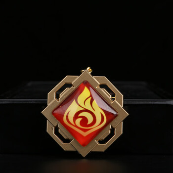 神之眼挂件原元神周边发光金属钥匙扣吊坠璃月稻妻八重神子神之眼