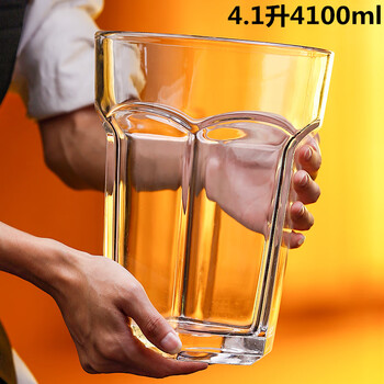 莱伏邦达巨大特大号酒杯超大巨型大容量啤酒杯大号红酒杯高脚杯玻璃