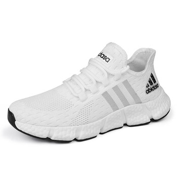 阿迪达斯探锐三叶草爆米花男鞋官方旗舰店夏季网面运动鞋女透气休闲