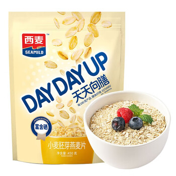 西麦 天天向膳 小麦胚芽燕麦片 450g