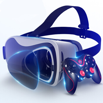 金诺朗（JINNUOLANG） 金诺朗 手机专用VR眼镜体感vr虚拟现实3d通用rv游戏机工地4d 【VR眼镜-贈荣耀手柄-VR】-【蓝光科幻版】