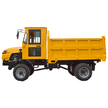 四驱柴油农用车液压翻斗自卸运输爬山虎山地爬坡工程拖拉机四缸断气刹