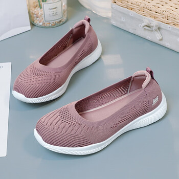 斯凯奇skechers老人鞋女夏季一脚蹬妈妈鞋休闲运动中老年健步鞋男透气