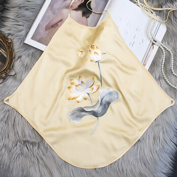 金色 荷花-金色 肚兜 短裤套装儿童/20-50斤