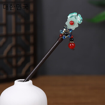 芠拉古风发簪流苏步摇木簪子仿木头饰盘发汉服配饰古装发钗挽发女