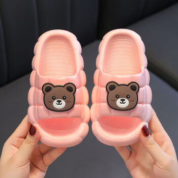2024新款儿童拖鞋男女孩夏季宝宝室内防滑耐磨凉拖中小女童凉拖鞋粉红