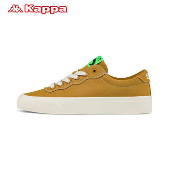 店铺推荐kappa卡帕竞向滑板鞋新款情侣男女帆布白鞋k0by5cs02安伯金鹭