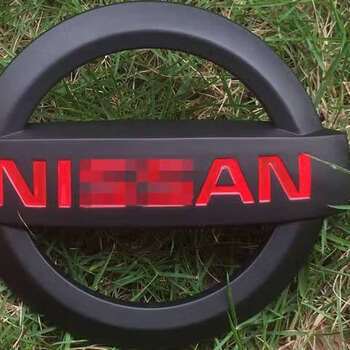 西玛前中网标前部标改装红字黑标车标贴 10-13年阳光【前标卡扣款】