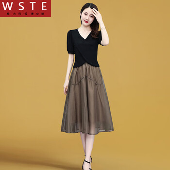 wste意大利高端今年流行裙子两件套2024新款女装夏季时尚气质夏装半身