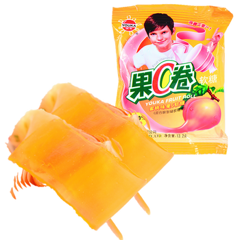 果c卷儿童喜爱的休闲小吃零食品混合胶型凝胶糖果软糖蜜桃味等口味