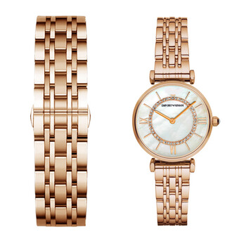 女士精钢手表带钢带男代用阿玛尼ar1926ar60007满天星ar1926ar11244