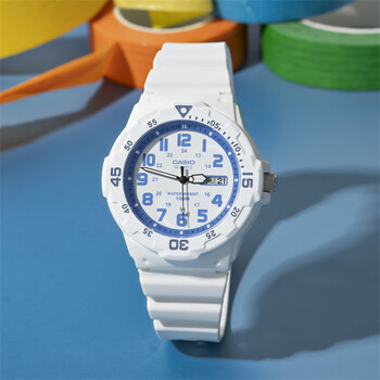 卡西欧(casio)手表男学生儿童运动韩版简约潮流防水电子手表女mrw-200