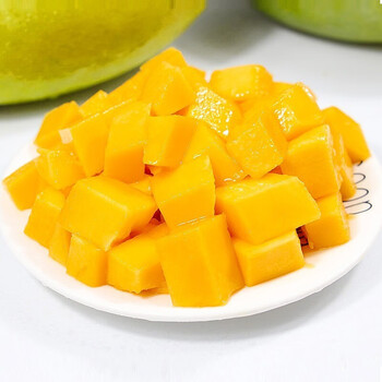 当季现摘大青芒新鲜海南芒果水果 净重4斤装