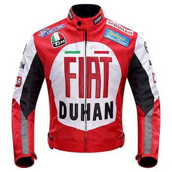 赛车服摩托车骑行服男女越野机车服防摔骑士车服四季通用d082红色上衣