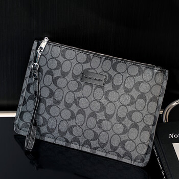 酷奇袋鼠奢侈精品大牌新款潮牌时尚男士手拿包轻商务通勤信封包文件包