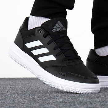 三叶草男鞋秋季新款运动鞋gametalker实战缓震透气休闲篮球鞋gz4856