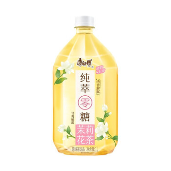 纯萃零糖云雾绿茶茉莉花茶1l*8瓶无糖茶饮料0糖饮品 茉莉花茶1l*4瓶