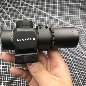 户外leupold 1倍镜瞄准镜 全息光学镜 水弹瞄 1x14窄边十字分化 刘坡