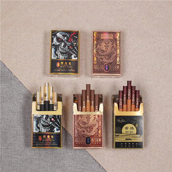 1916黄鹤楼雪茄 茶烟点燃型一条烟薄荷茶叶烟粗支男女爆珠雪茄烟 名门