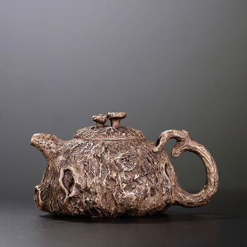 供春壶 回流紫砂老壶一厂早期古代名家黄玉麟手工原矿老段泥供春壶