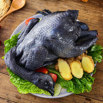 大乌鸡新鲜现杀农家散养乌骨鸡土鸡老乌鸡活鸡现杀整只煲汤丽鲜玫生态