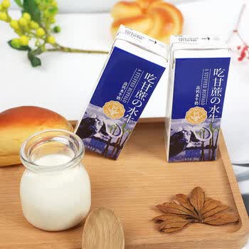 旗舰店悠纯水牛高钙奶水牛奶10盒礼盒装早餐奶整箱批发200ml10盒