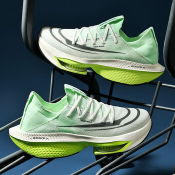 mkfz破二zoom跑步鞋男子飞马二代马拉松气垫碳板田径训练运动跑鞋绿色