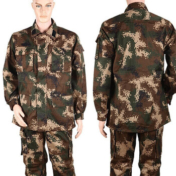 际华迷彩服套装男女户外加厚耐磨工作服劳保服战术教官军训服保安执勤