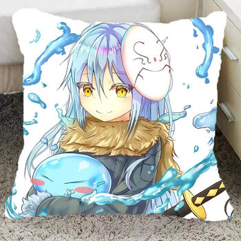 麦思伦关于我转生变成史莱姆这档事周边抱枕萌王利姆露服动漫枕头玩偶