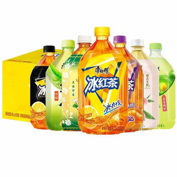 康师傅冰红茶茉莉清茶1l*6瓶12瓶装 茉莉味饮料大瓶畅饮装多口味可选