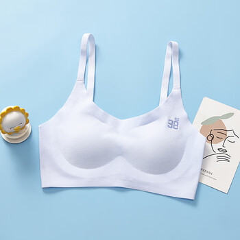 elgk青少年文胸无痕少女发育期内衣916岁初中高中学生吊带文胸无定制