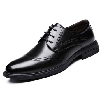 红蜻蜓真皮鞋男牛皮高档爸爸皮鞋耐磨减震商务休闲时尚正装工作皮鞋43