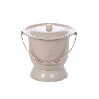 睿爸塑料尿壶老人尿桶防臭加厚带盖老式尿盆家用起夜桶高脚痰盂女