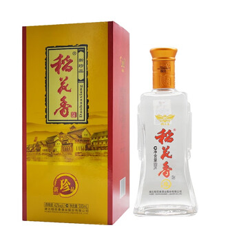 稻花香新珍品单瓶六瓶礼盒装500ml白酒42度口酿酒42度500ml1瓶>350