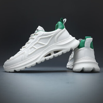 奢侈高档品牌男鞋高端休闲运动鞋男士大牌厚底百搭真皮老爹鞋子 