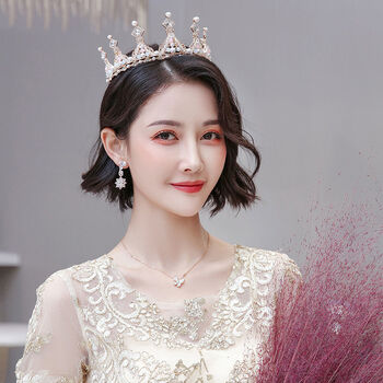 皇冠头饰送女友闺蜜生日礼物帽子皇冠18岁礼网红女神高档女王皇冠金