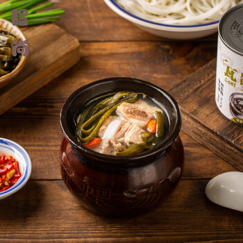 瓦罐汤早餐营养汤速食汤鸡蛋香菇肉饼汤自加热 盛勤衡 海带排骨汤四罐