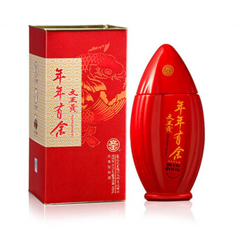 临泉文王贡酒红年年有余450ml1瓶好喝的红鱼头酒