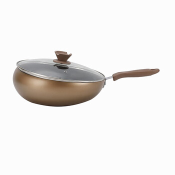 都市太太金碧辉煌回飞锅不粘锅炒锅